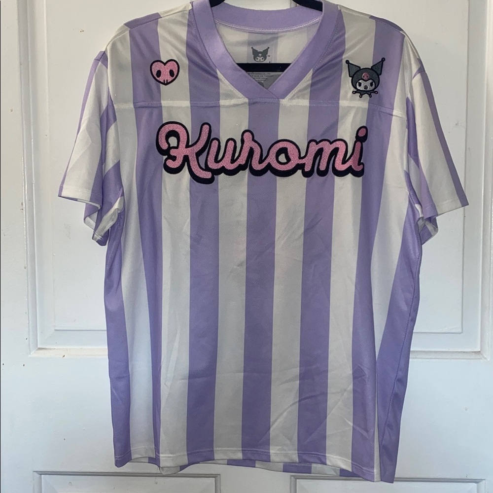 Limited Sanrio Kuromi Purple and White Jersey